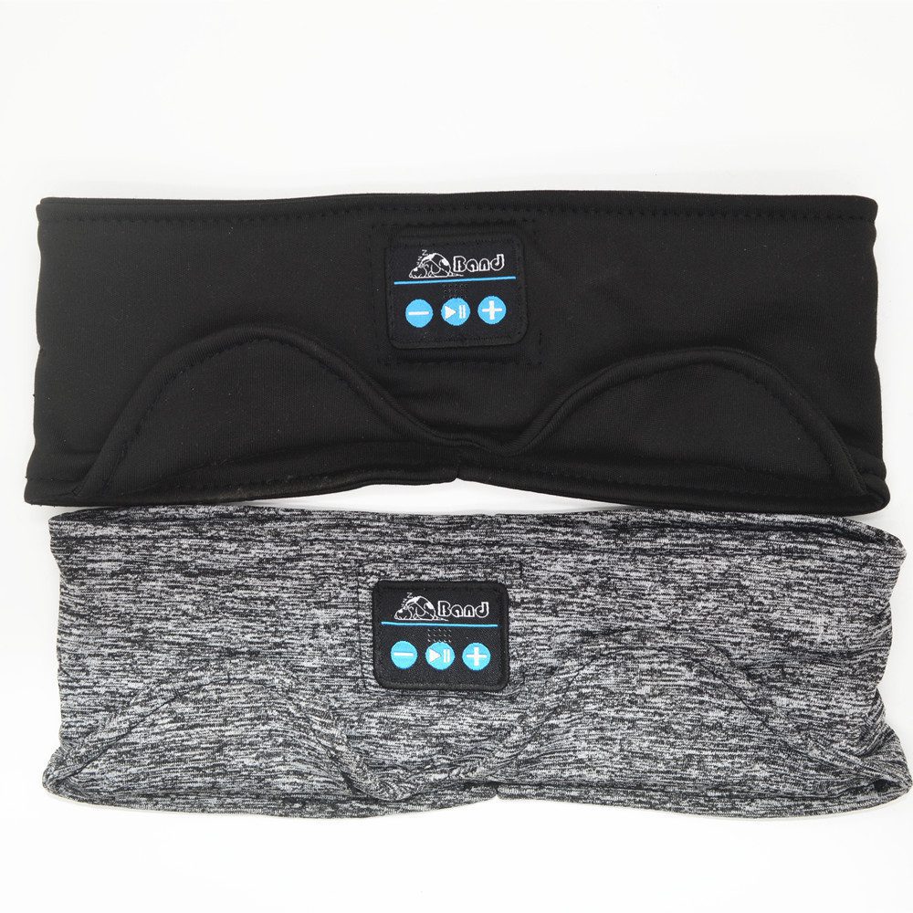 Headscarf Eye Mask Dual-use Music Headset Bluetooth Hair Band Sleeping - Image 3