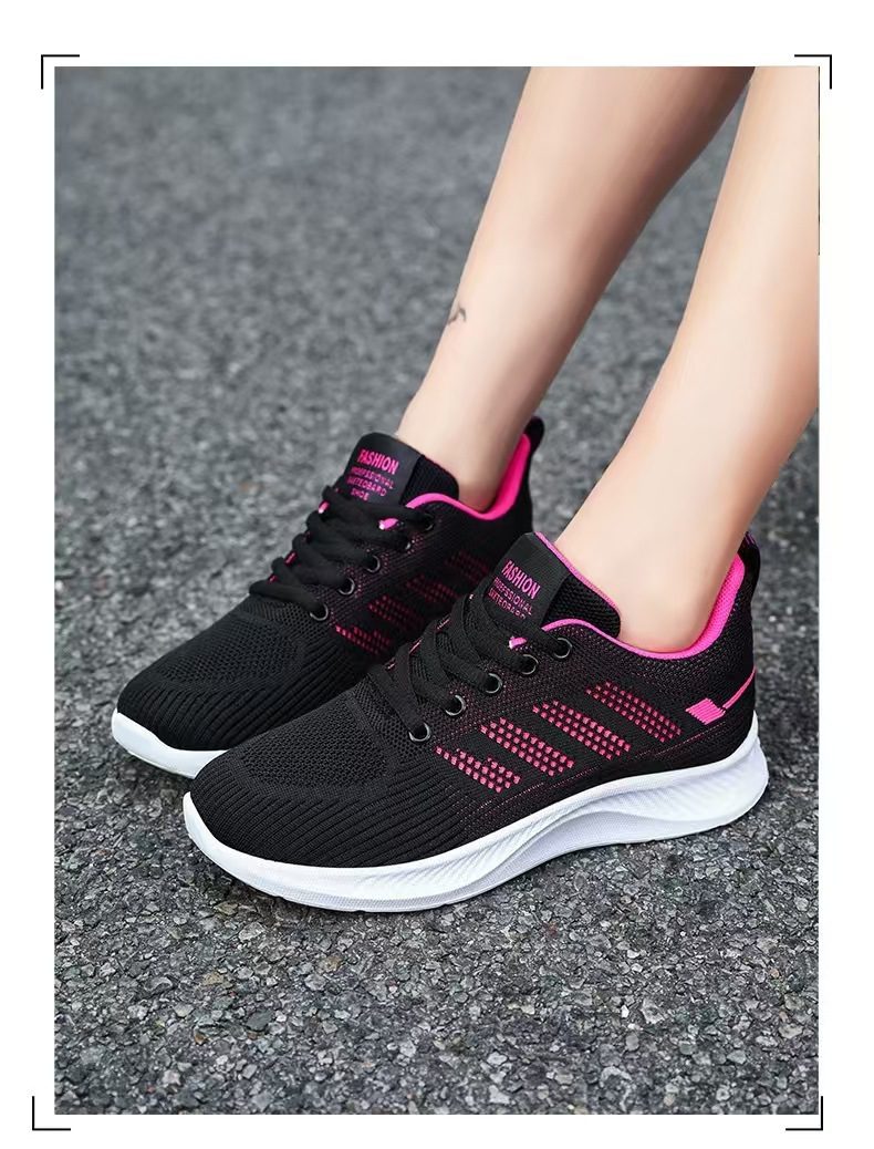Womens Casual Breathable And Comfortable Mesh Sneakers - Image 7