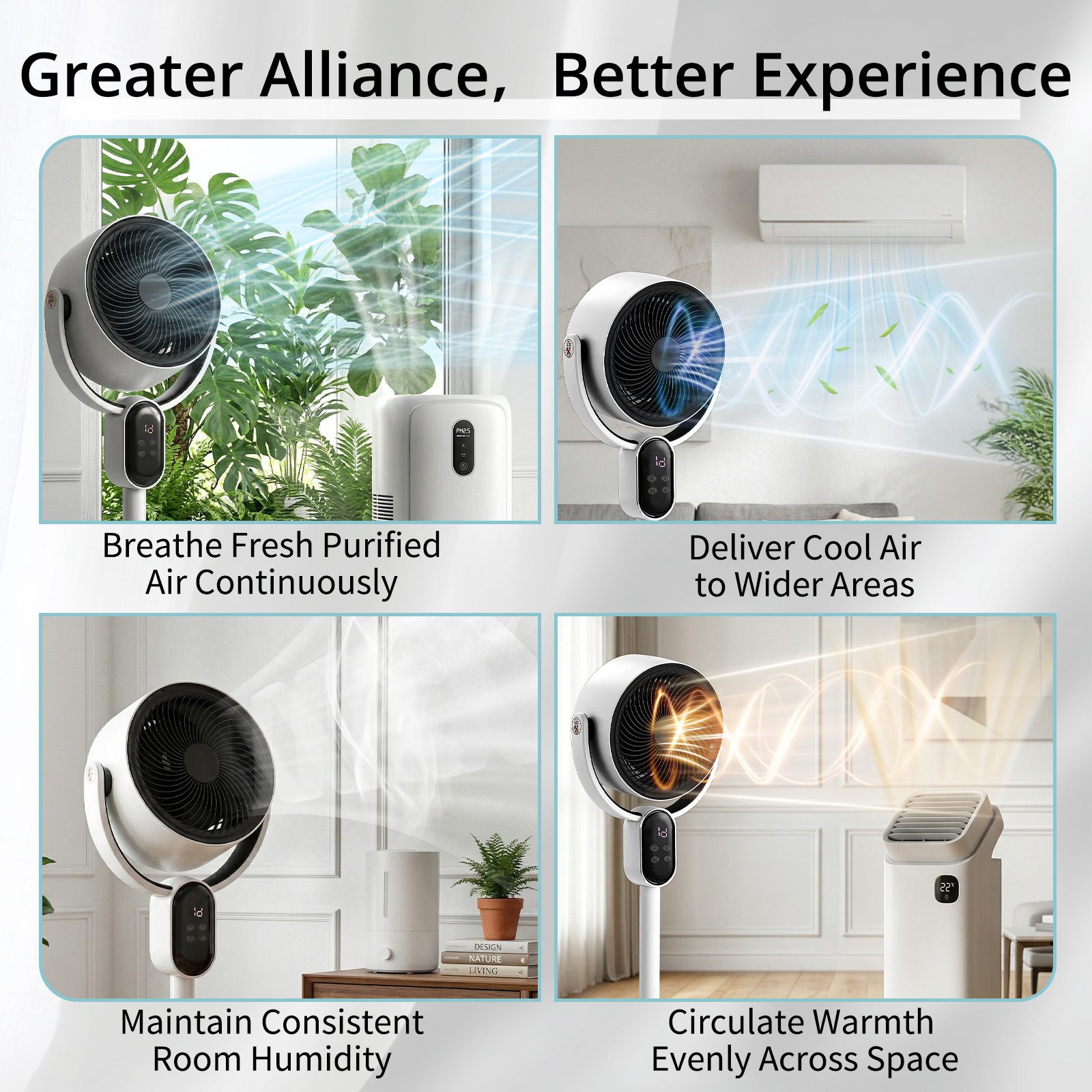 مروحة تدوير هواء، 110V بقدرة 40W، مروحة مكتب عمودية 2 في 1 مع جهاز تحكم عن بُعد، شاشة LED، 3 سرعات ومؤقت 12 ساعة، تأرجح أفقي تلقائي، ضبط رأسي يدوي - الصورة 8