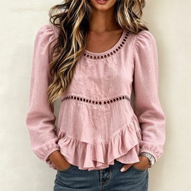 Irregular Womens Shirt Casual Womens Top