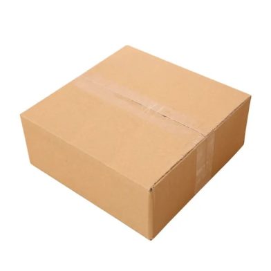 100 Corrugated Paper Boxes 6x4x2' - 15.2X10.2X5.1cm - Yellow
