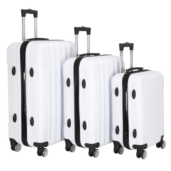 3-in-1 Multifunctional Large Capacity Traveling Storage Suitcase White - Image 5