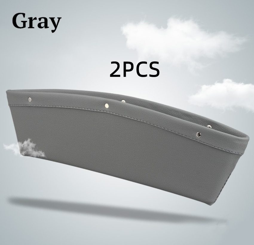 Car Organizer Box Caddy Catcher PU Leather Seat Gap Storage Bag - Image 9