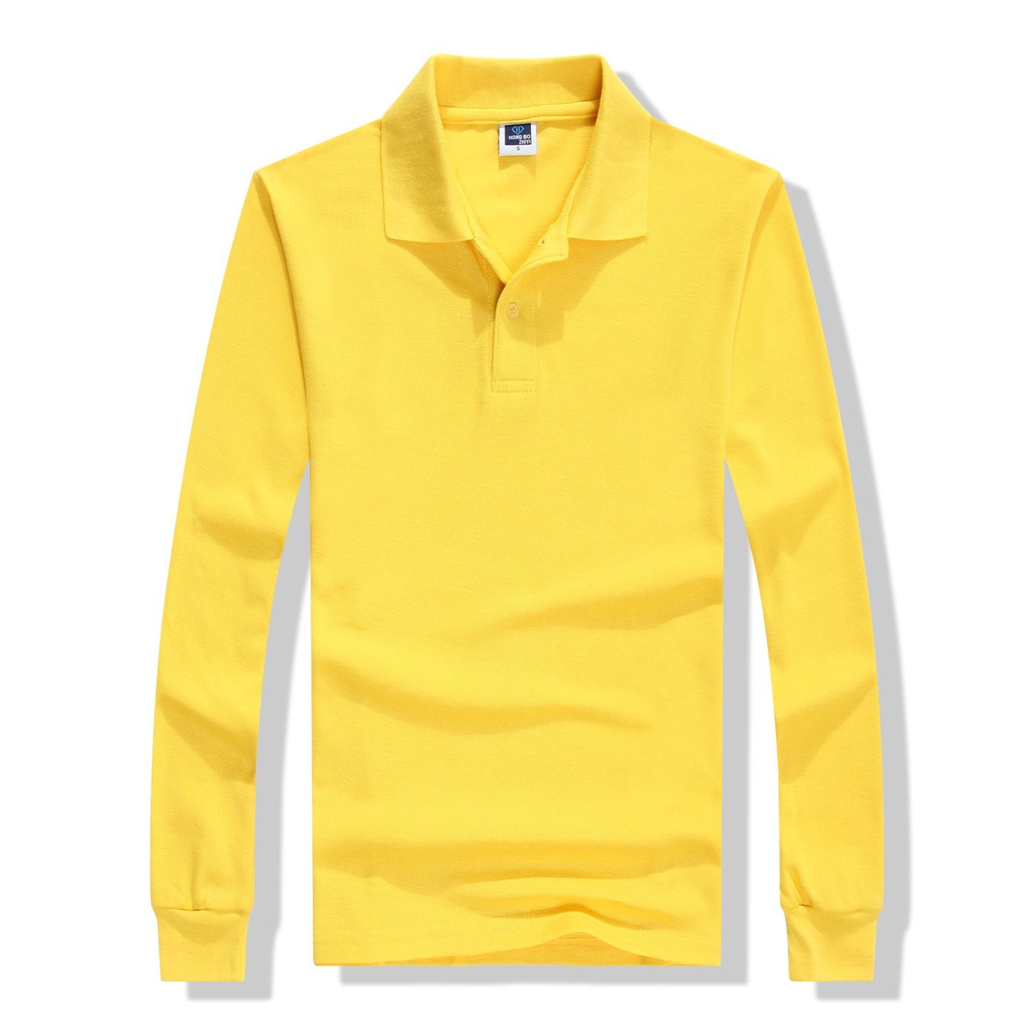 Crew-neck Collared Mens Advertising Shirt - Image 6