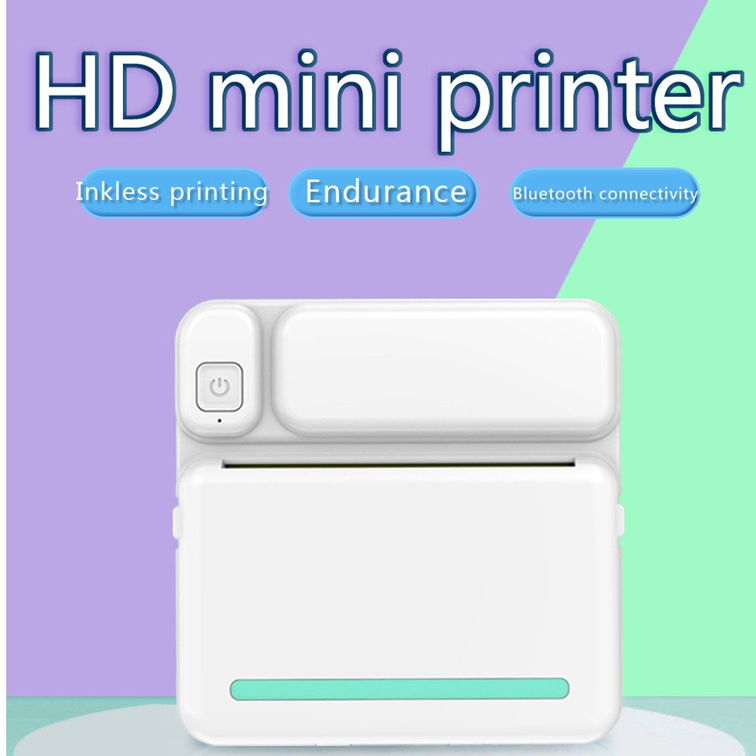 Mini Thermal Printer Pocket Bluetooth Mobile Phone Photos Label Printing Machine - Image 5