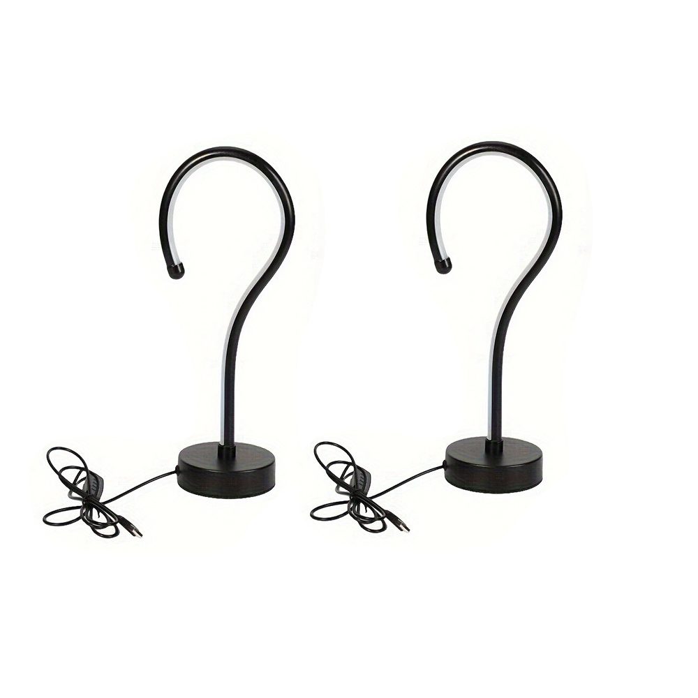 2PC Creative Question Mark Shape Table Lamp, USB Three-color Dimming Desktop Decoration Table Lamp - Image 7
