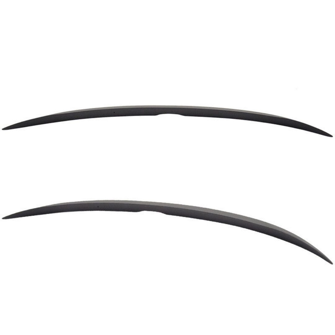 Sedan Rear Trunk Spoiler OE Style ABS Unpainted Black - Image 3
