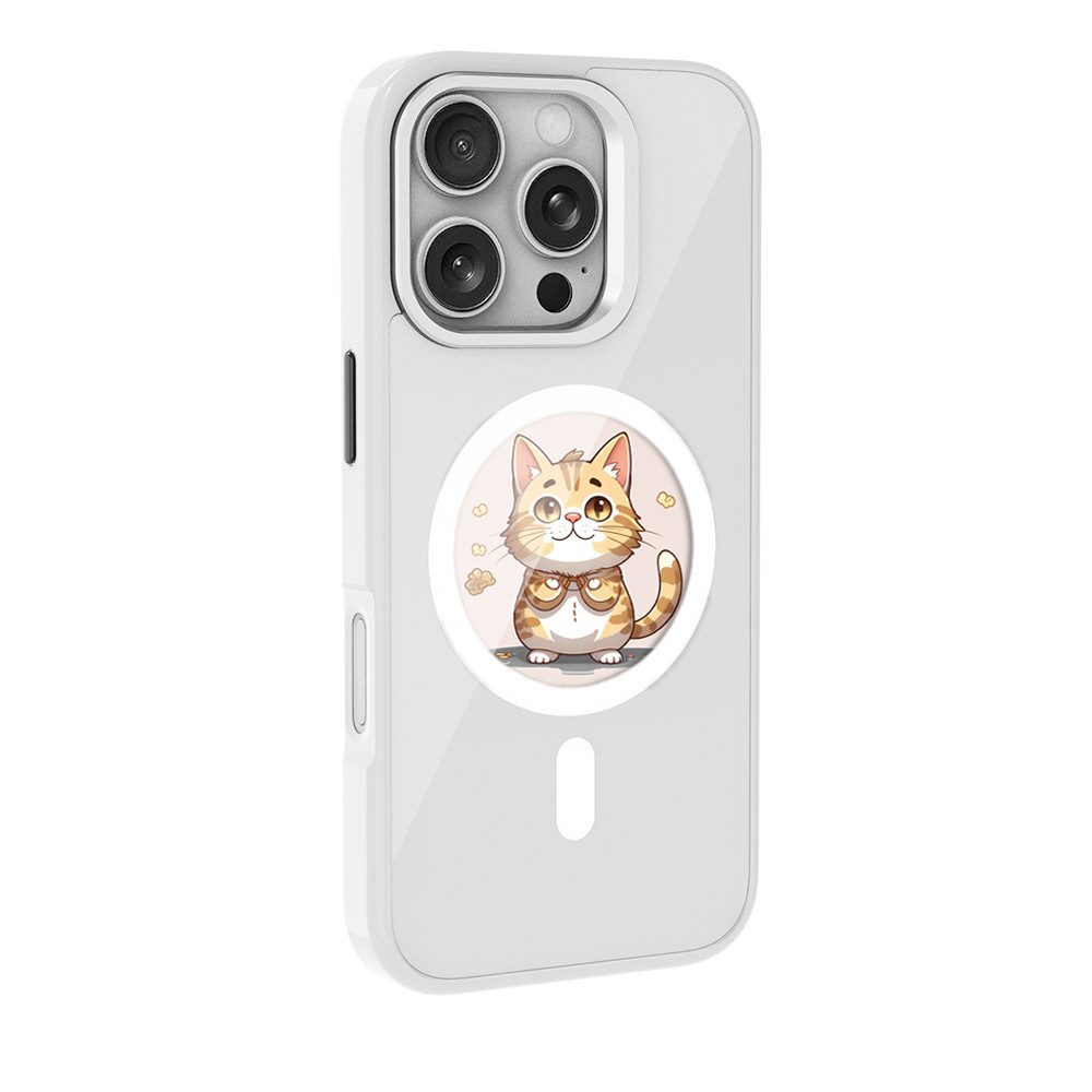 Round Magnetic HD Projection Screen Phone Case NFC Ink - Image 4