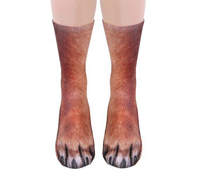 3D Animal Paw Socks Cute Cat Claws Socks Unisex Long Socks - Image 5