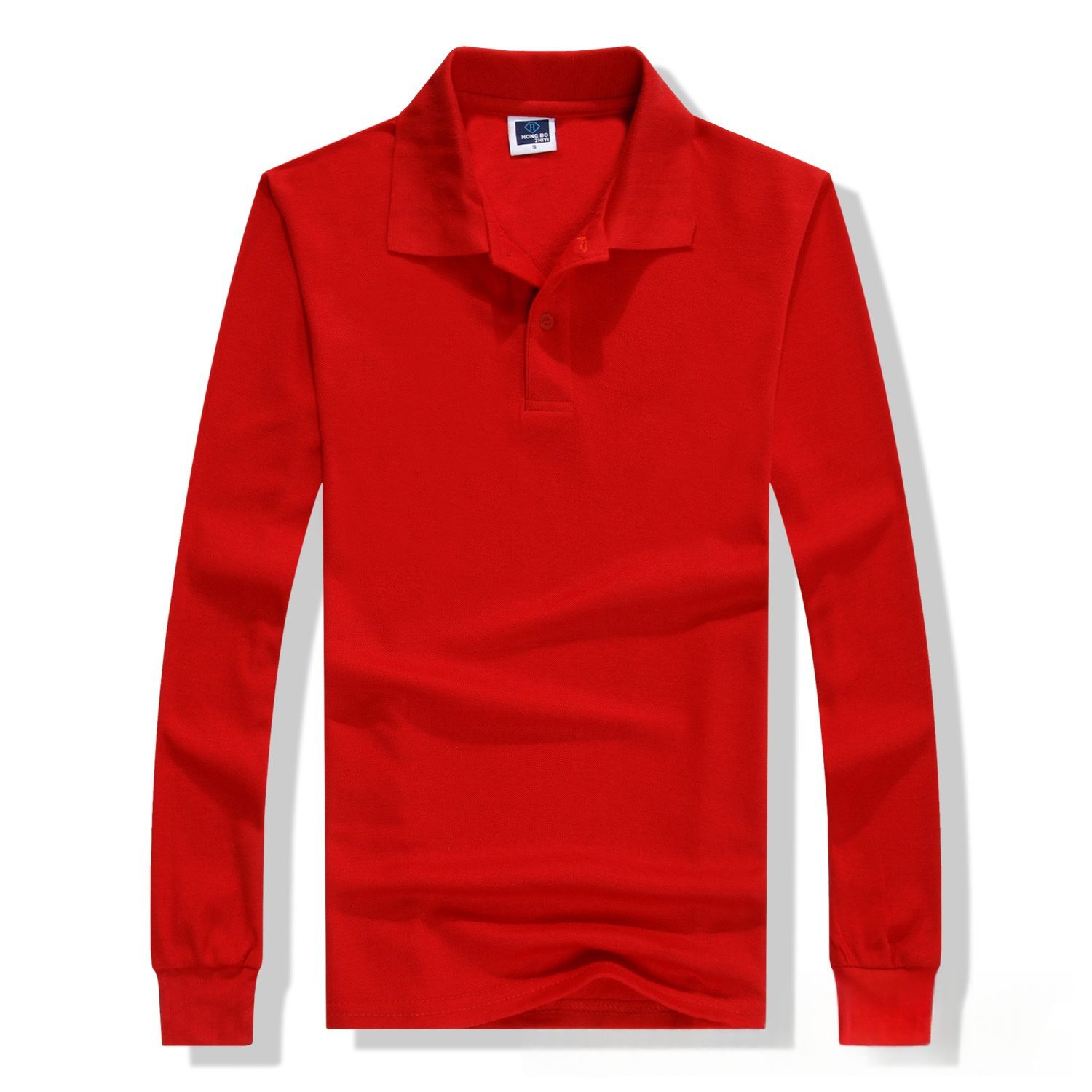 Crew-neck Collared Mens Advertising Shirt - Image 3