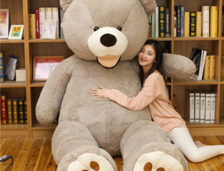 Giant Teddy Bear Plush Toy Huge Soft Toys Leather Shell - Image 2