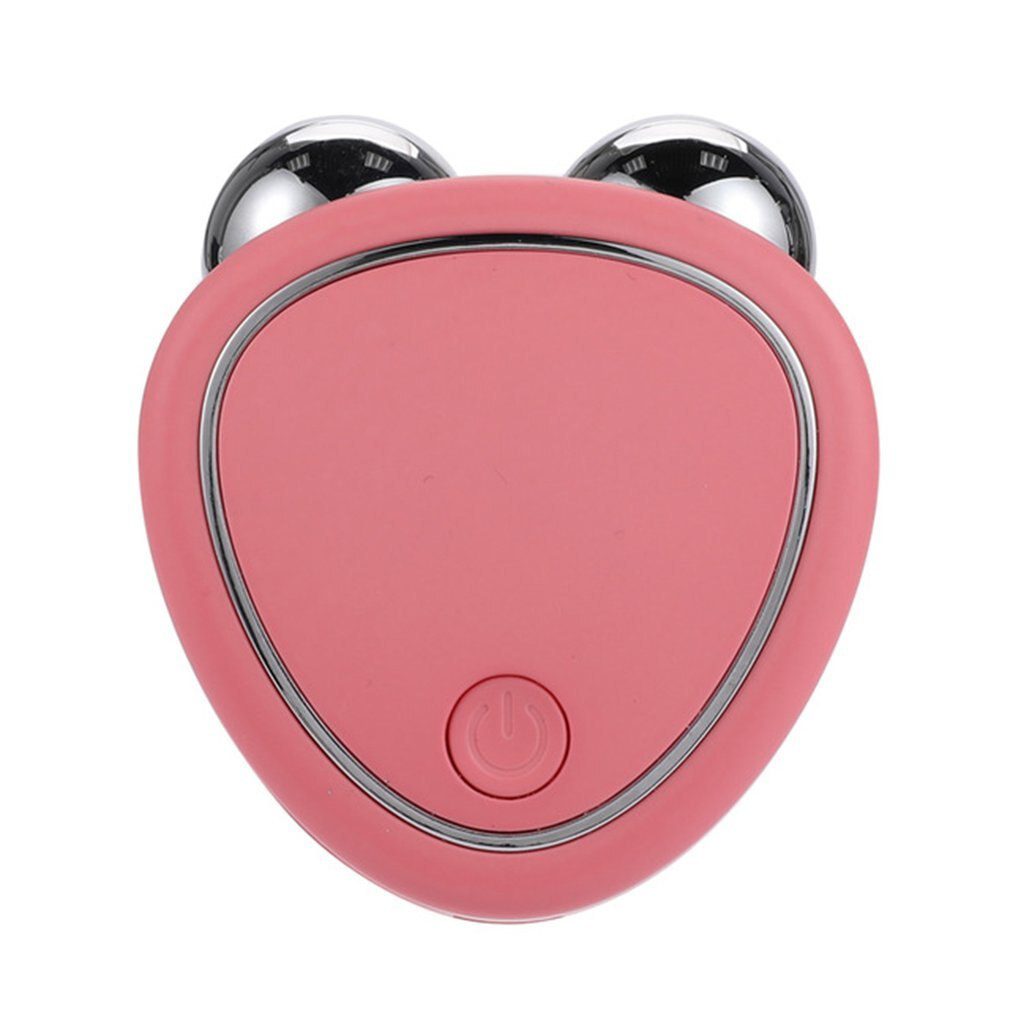 Portable Facial Micro-current Beauty Instrument For Lifting Thinning And Reducing Edema With Double Roller Massager - Image 4