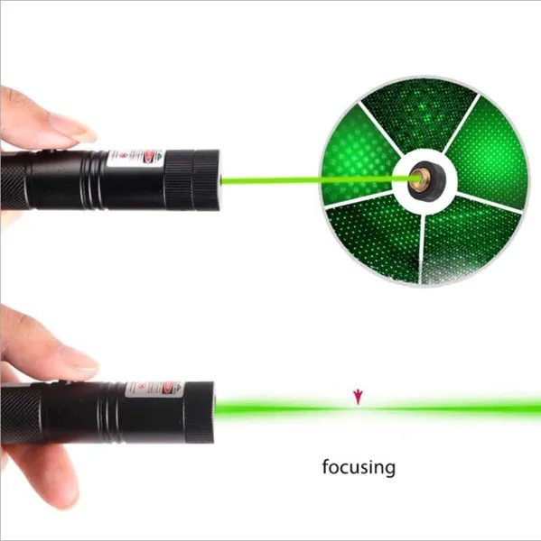 2in1 Starker Grüner Laserpointer Reichweite Präsentation Wiederaufladbar - Image 5
