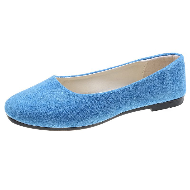 Suede Low-cut Pumps Womens Shoes Plus Size - Image 7