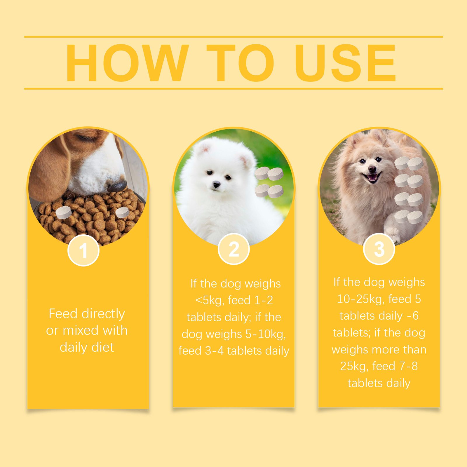 Dog Fish Oil Chewable Tablets,3 Skin & Coat Supplement For Itchy Skin, Seasonal Allergies, Support Bone, Digestion & Reproductive Health, 60 Tablets - Image 10