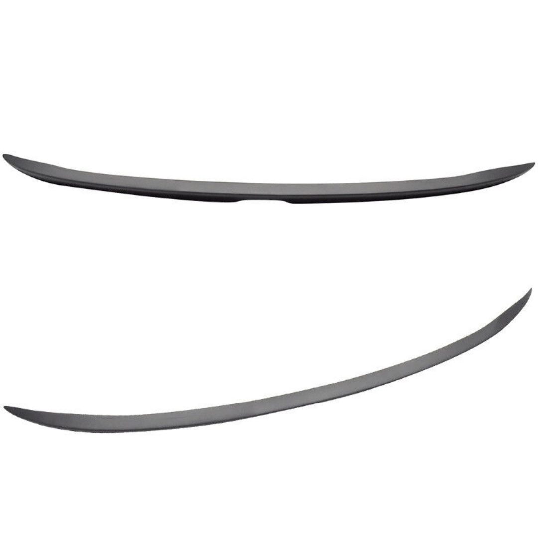 Sedan Rear Trunk Spoiler OE Style ABS Unpainted Black - Image 5
