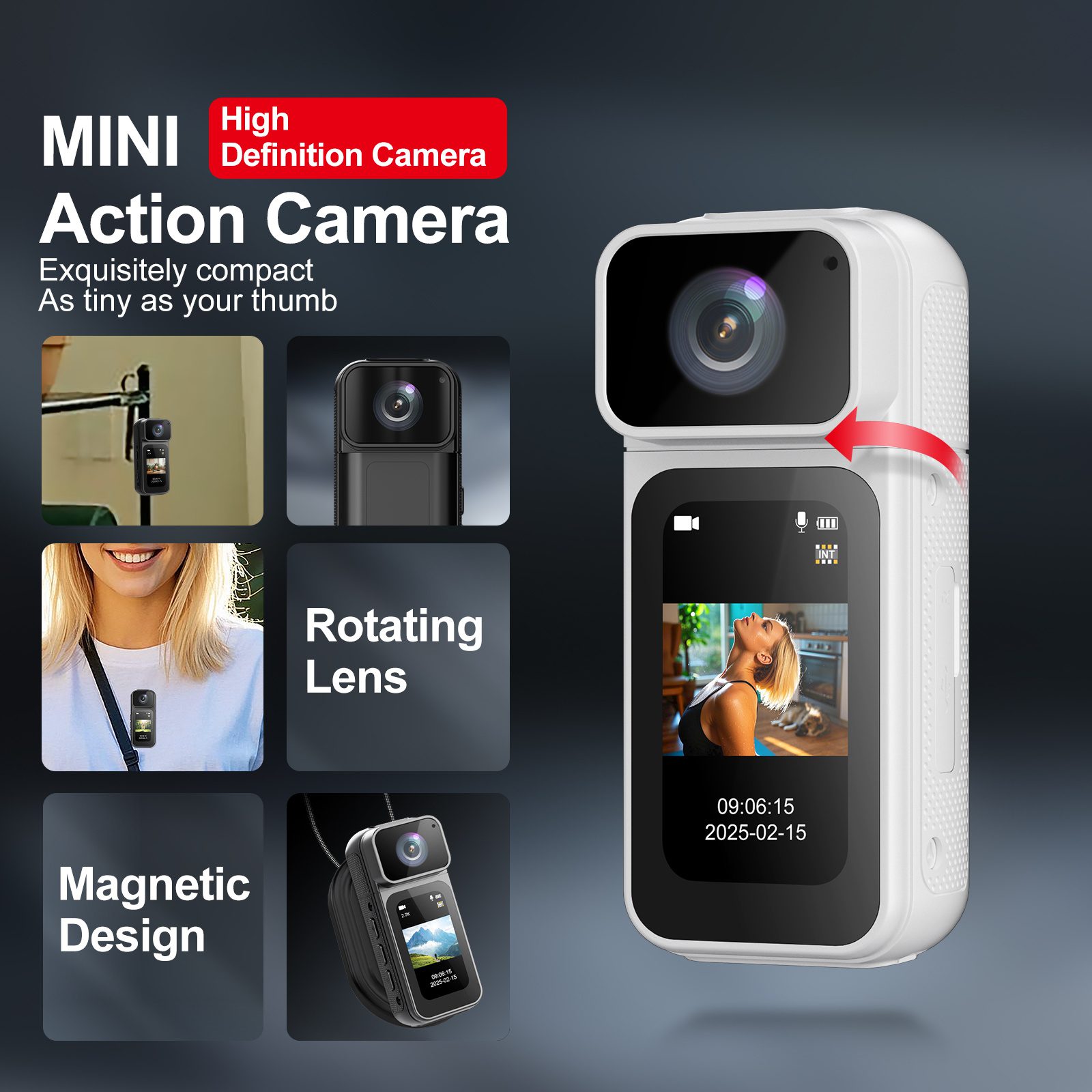 S80 Thumb Camera Black-64GAvailable On All Platforms,The Shipping Color Is Black, As Shown In The Main Picture. - Image 4