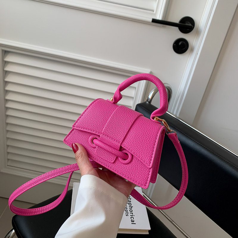 Chain Messenger Bag Mini Western Style Shoulder Handbag - Image 2