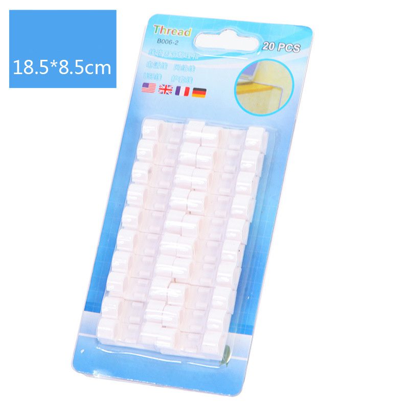 Cable Organizer Clips Cable Management Desktop & Workstation ABS Wire Manager Cord Holder USB Charging Data Line Bobbin Winder - Image 7