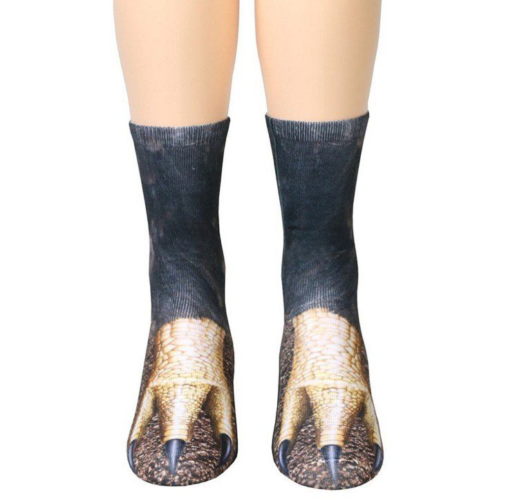 3D Animal Paw Socks Cute Cat Claws Socks Unisex Long Socks - Image 9
