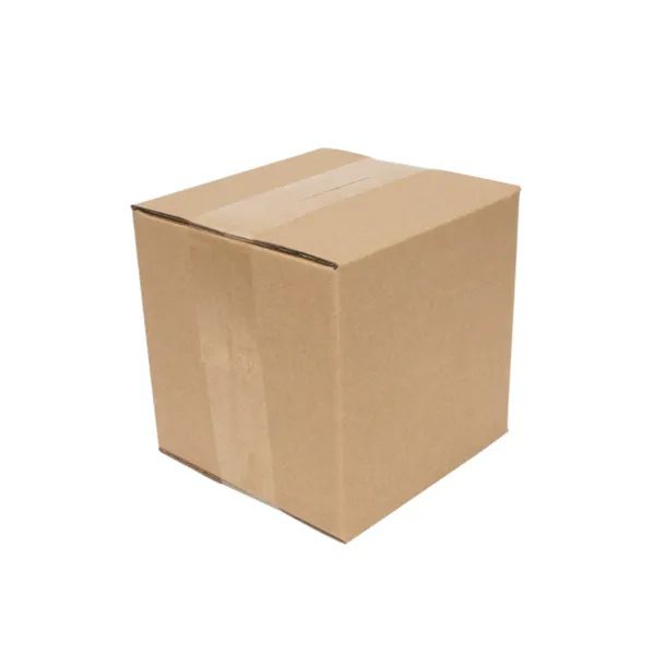 100 Corrugated Paper Boxes 4x4x4' - 10X10X10cm - Yellow