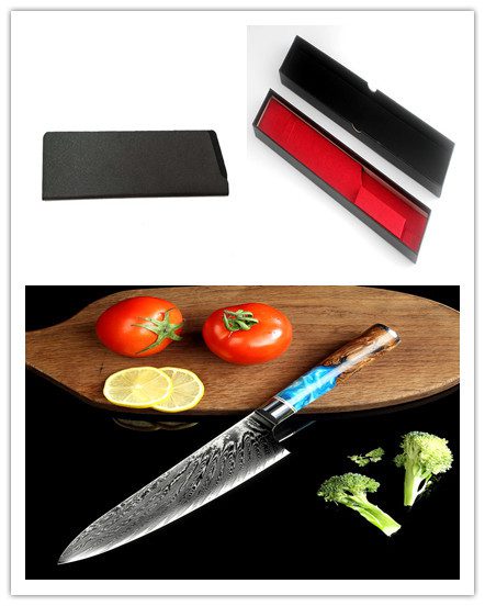 سكين مطبخ بنقشة ديكورية (Pattern Kitchen Knife) – سكين تقطيع احترافي بنقشة مزخرفة وشفرة حادة للاستخدام في المطبخ - الصورة 10