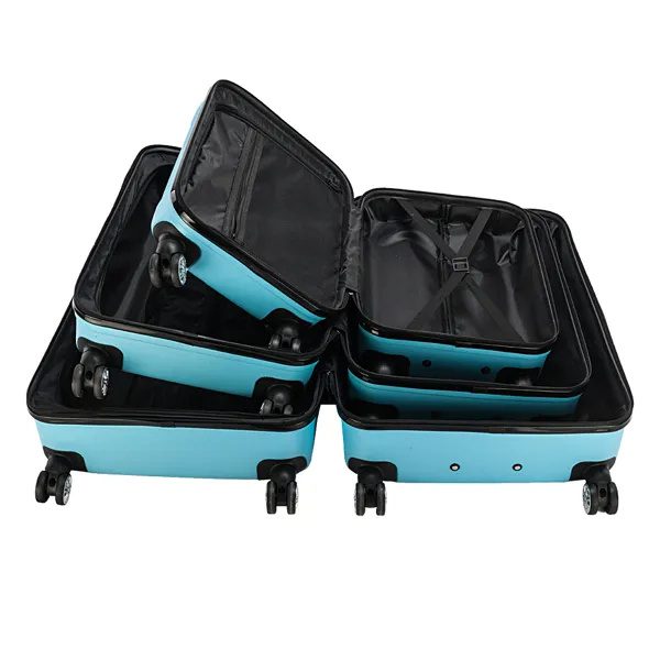 3-in-1 Multifunctional Large Capacity Traveling Storage Suitcase Blue - Image 4