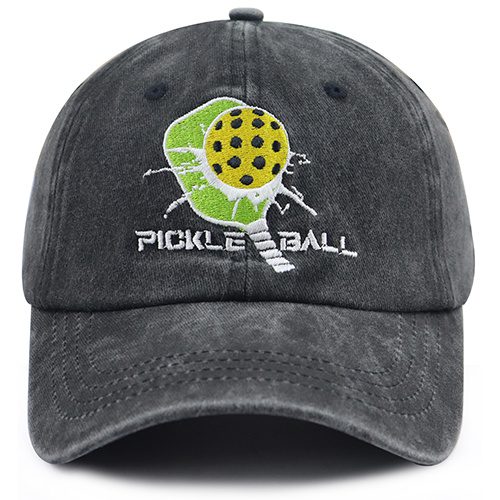2pcs Pickleball Baseball Cap For Women Men, Embroidered Pickleball Paddle Hat, Vintage Cotton Hat For Outdoor Sports - Image 2