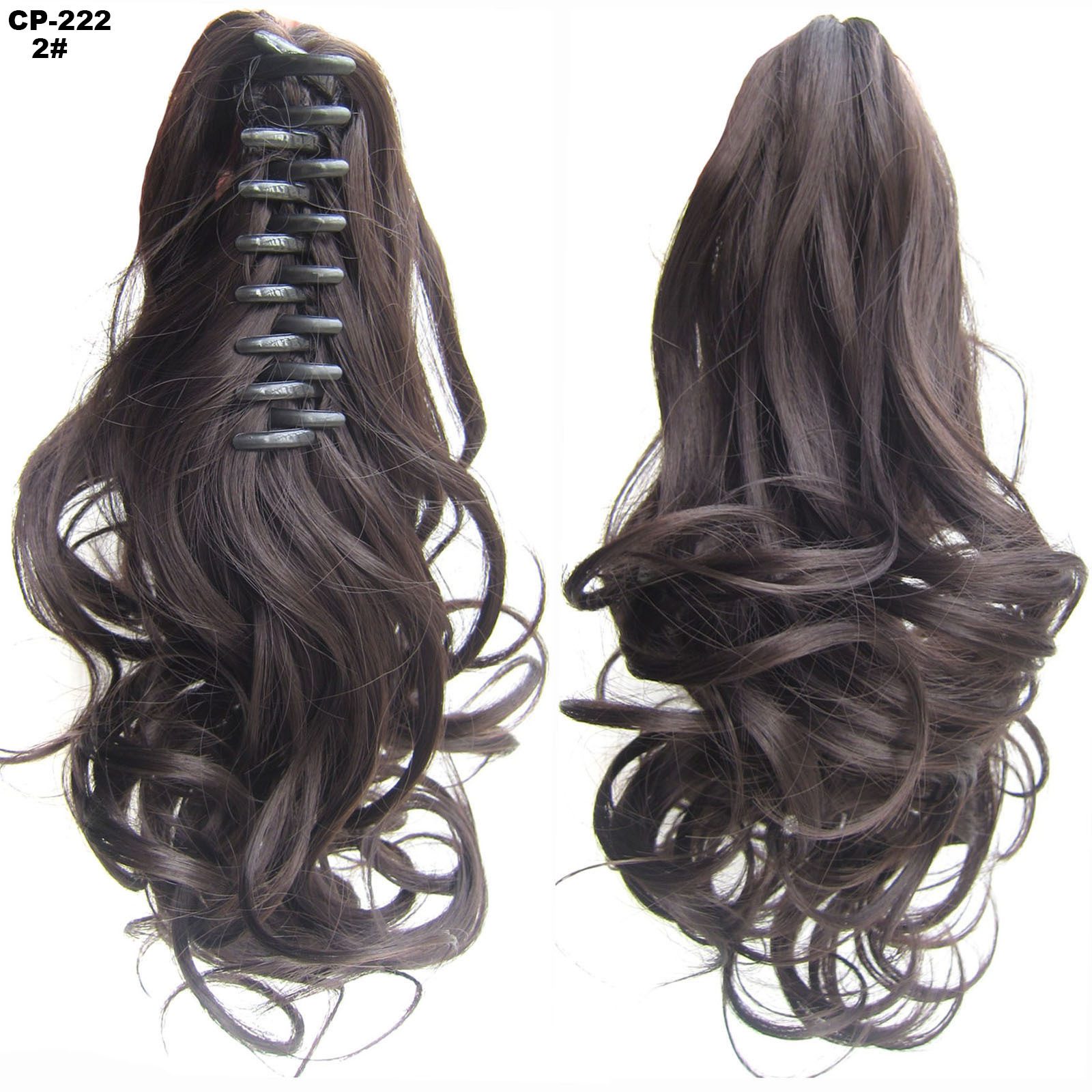 Long Wave Ponytail Wrap Around Ponytail Clip In Hair Headwear Gray Hairpiece Natural Extensions - Image 7