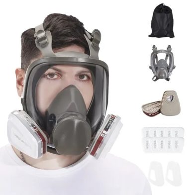 Wiederverwendbar Voll Gesicht Atemgerät Maske Für Malerei Spritzen Schweißen