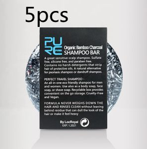 Hand-Extracted Soap Shampoo Bamboo Charcoal Shampoo Soap - Image 9