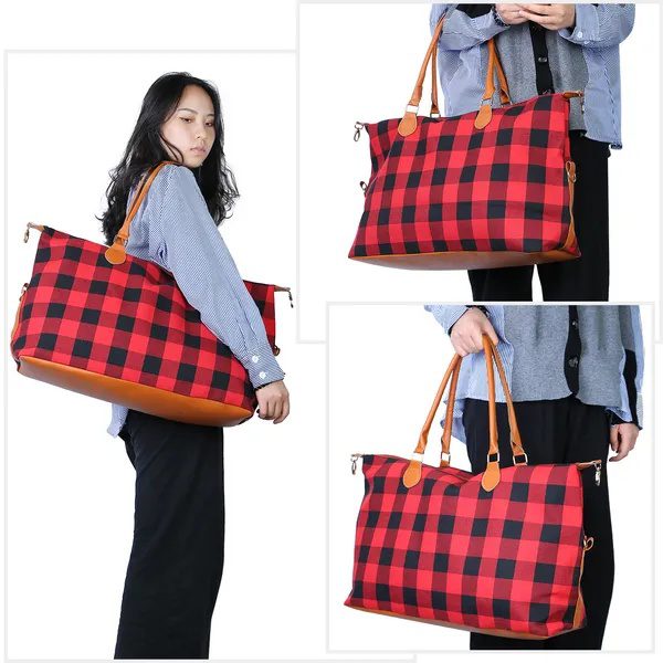 Women Duffle Bag Travel Luggage Bags Weekend Overnight Bag Tote Bags Shoulder Handle Bags - Image 3