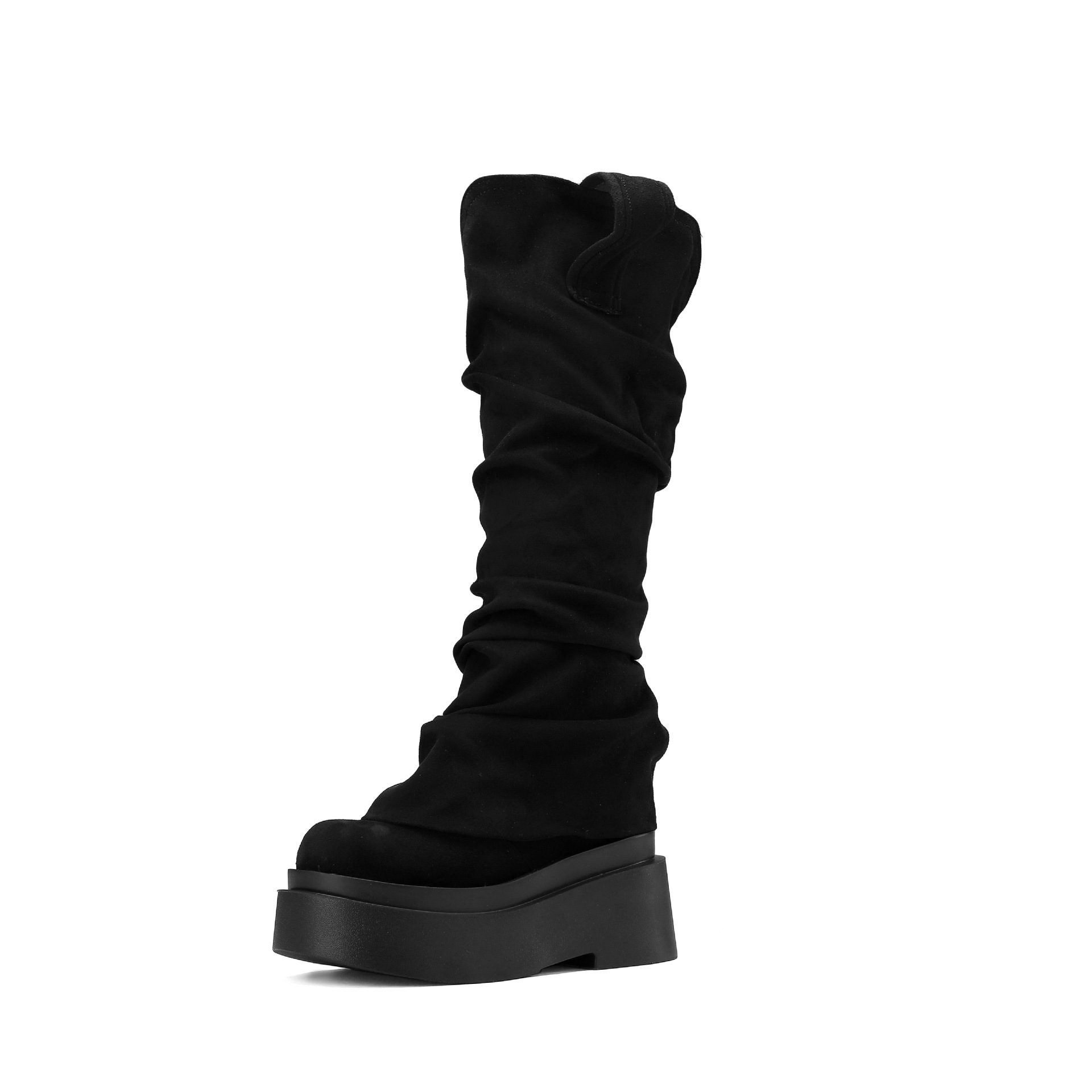 European And American Womens Chunky High Boots - Image 6