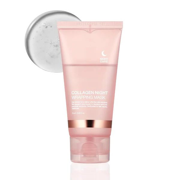 Face Night Mask Collagen Wrapping Mask Natural Ingredients Firming Elasticity & Hydration Anti-wrinkle For Skin Care - Image 5