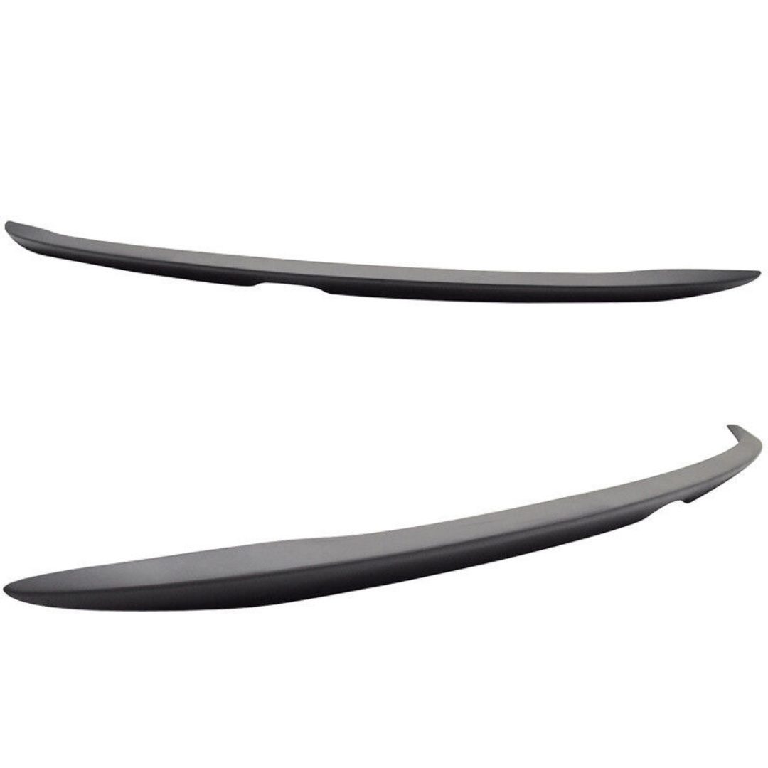 Sedan Rear Trunk Spoiler OE Style ABS Unpainted Black