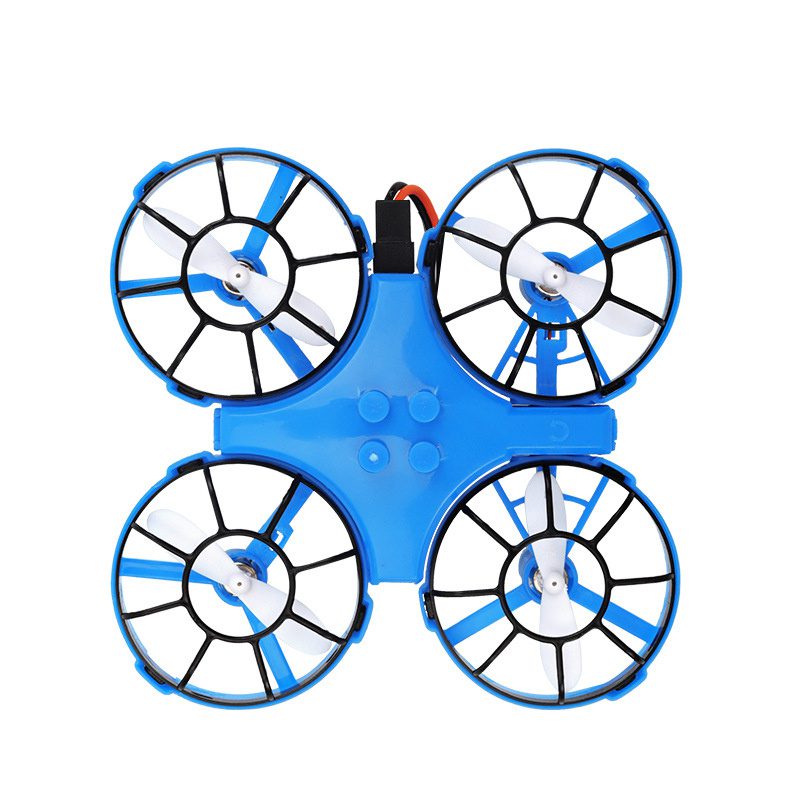 RC Boat Water Land And Air Four-Axis Hovercraft Three-in-one Multi-function Toy One-button Tumbling Mini Drone - Image 3