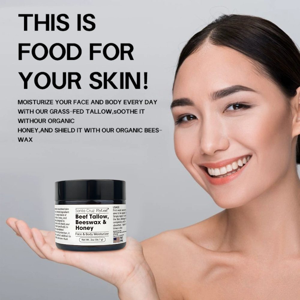 Tunmate Beef Tallow 56.7g Face Cream Lasting Moisturizing Soothing Facial Skin Firming Increase Facial Elasticity Nourishing Smooth Skin Care - Image 5