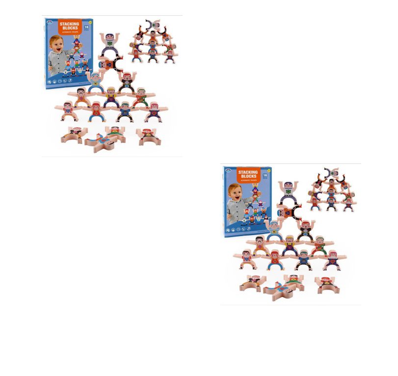 Multiplayer Cartoon Hercules Building Blocks Parent-child Interactive Toy Stacking High Game Balance Plastic Blocks - Image 8