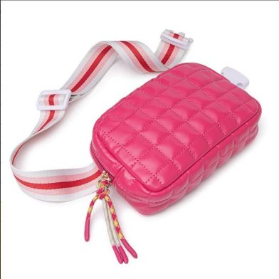 Viva Terry Women's Quilted Waist Pack  Small Puffy Sports Bag Adjustable Strap Ideal For Running, Travel, Hiking, And Fitness
