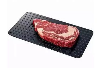 Fast Defrosting Tray Thaw Kitchen Quick Aluminum Thaw Plate - Image 7