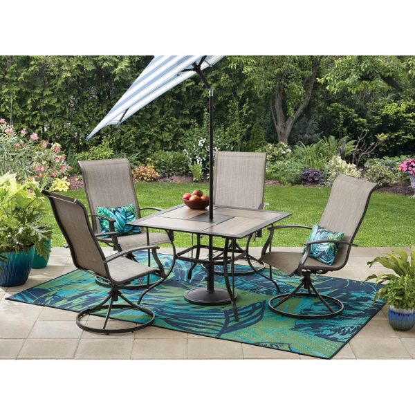 Outdoor 26lb Steel Round Umbrella Base, Black Finish Shipment From Walmart - Image 5