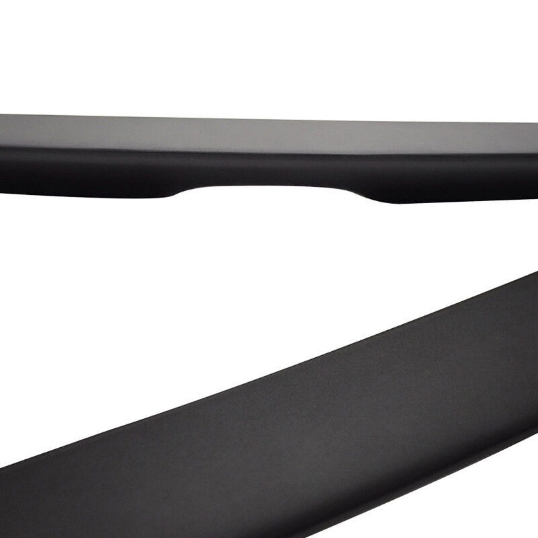 Sedan Rear Trunk Spoiler OE Style ABS Unpainted Black - Image 7