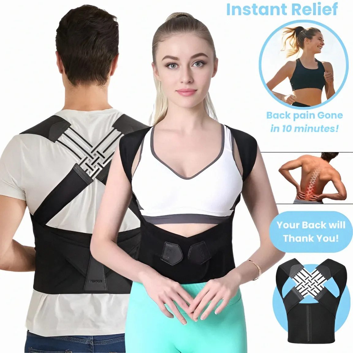 Essential Haven- Back Support Belt -Fix Posture & Relieve Pain Naturally - Image 8