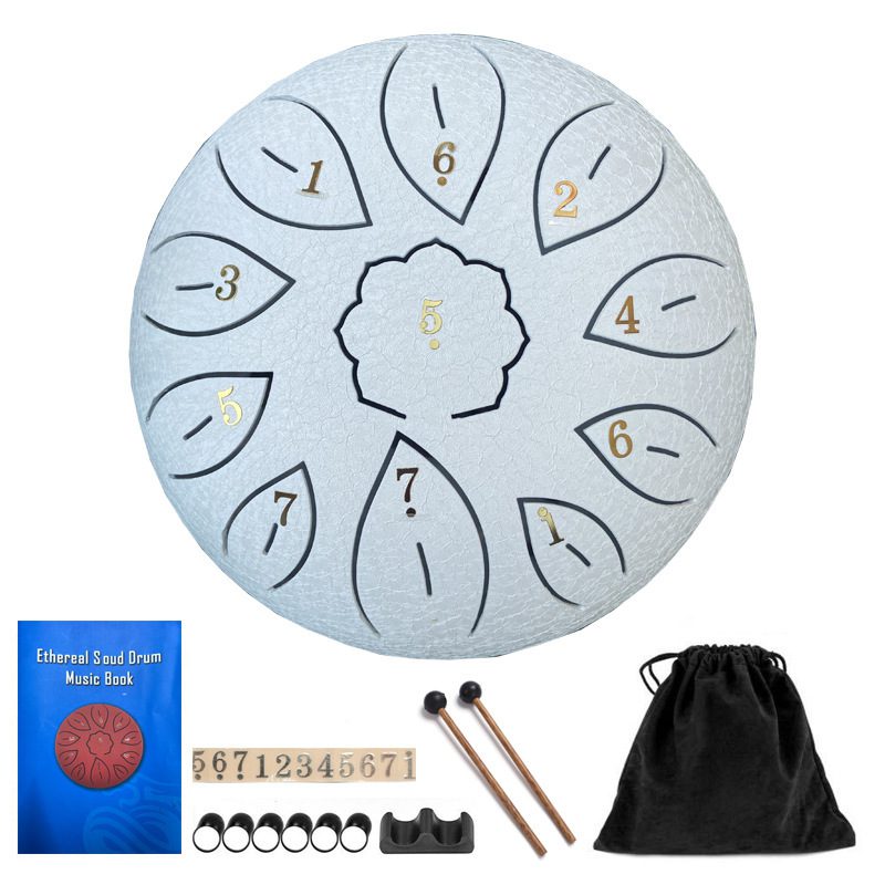 6-inch 11-tone Ethereal Drum C Steel Tongue Drum - Image 9