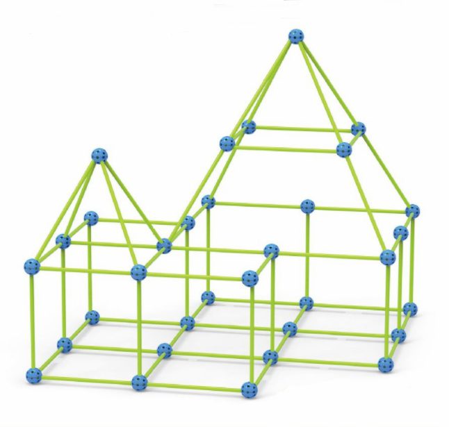 مجموعة بناء حصون (Fort Building Kit) – ألعاب تركيب للأطفال لبناء الخيام والقلاع والأنفاق، لعبة منزل ثلاثي الأبعاد DIY هدية للأطفال - الصورة 3