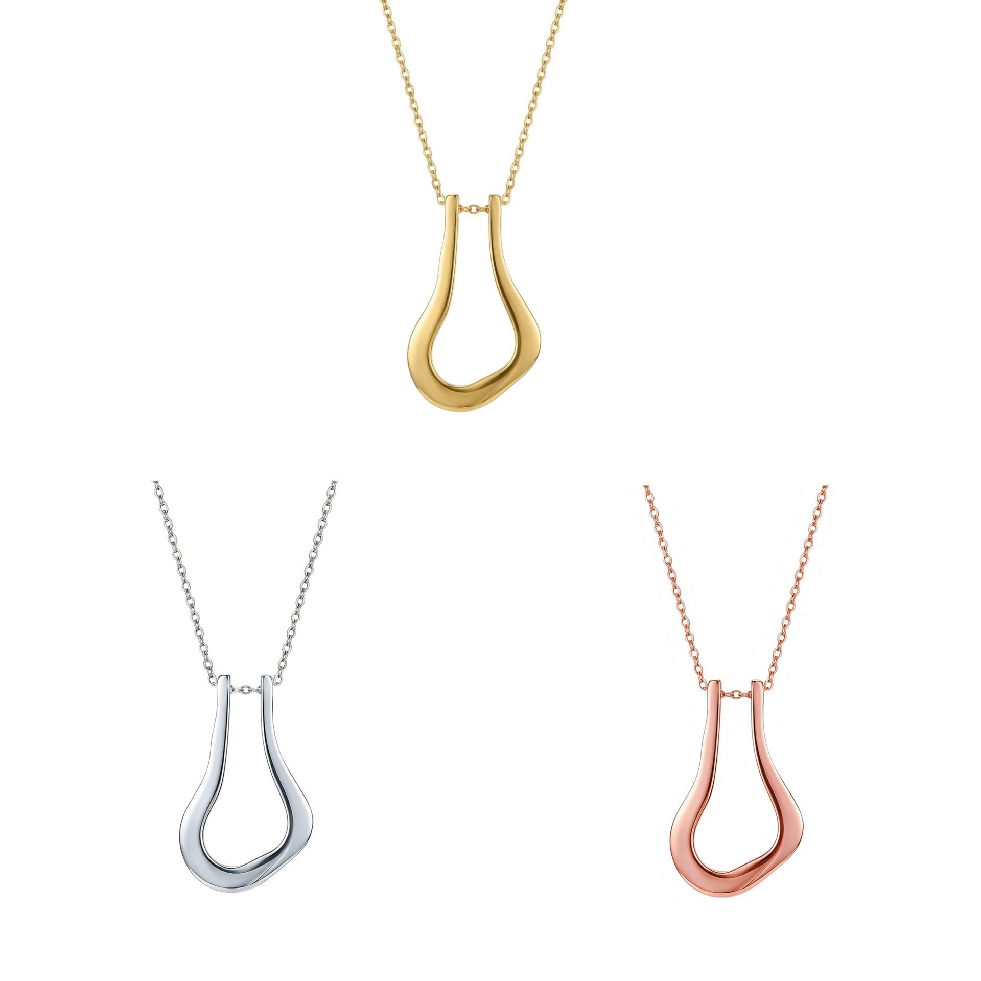 Ring Holder Clavicle Chain U-shaped Ring Holder Necklace