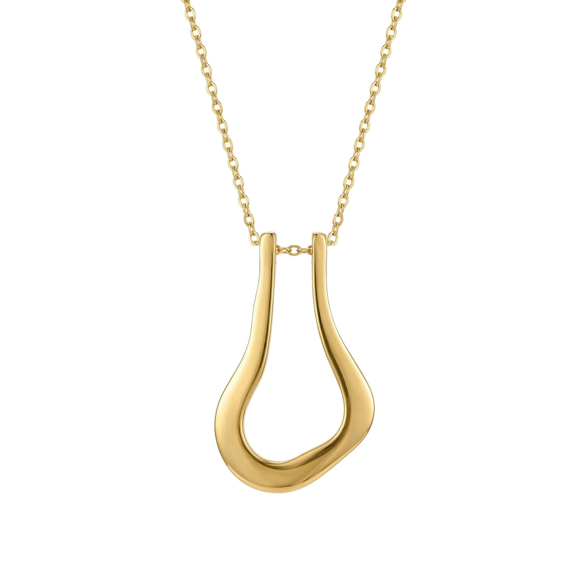 Ring Holder Clavicle Chain U-shaped Ring Holder Necklace - Image 5