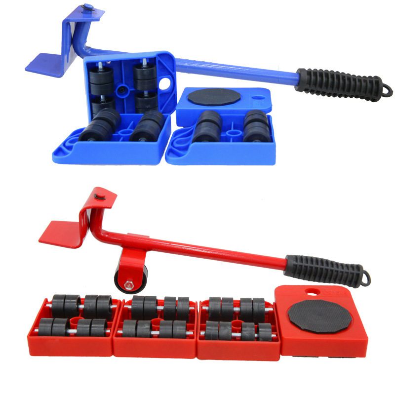 Professional Furniture Lifter Tool Set Furniture Mover Wheel Bar Roller Device Heavy Stuffs Moving Hand Tools - Image 3