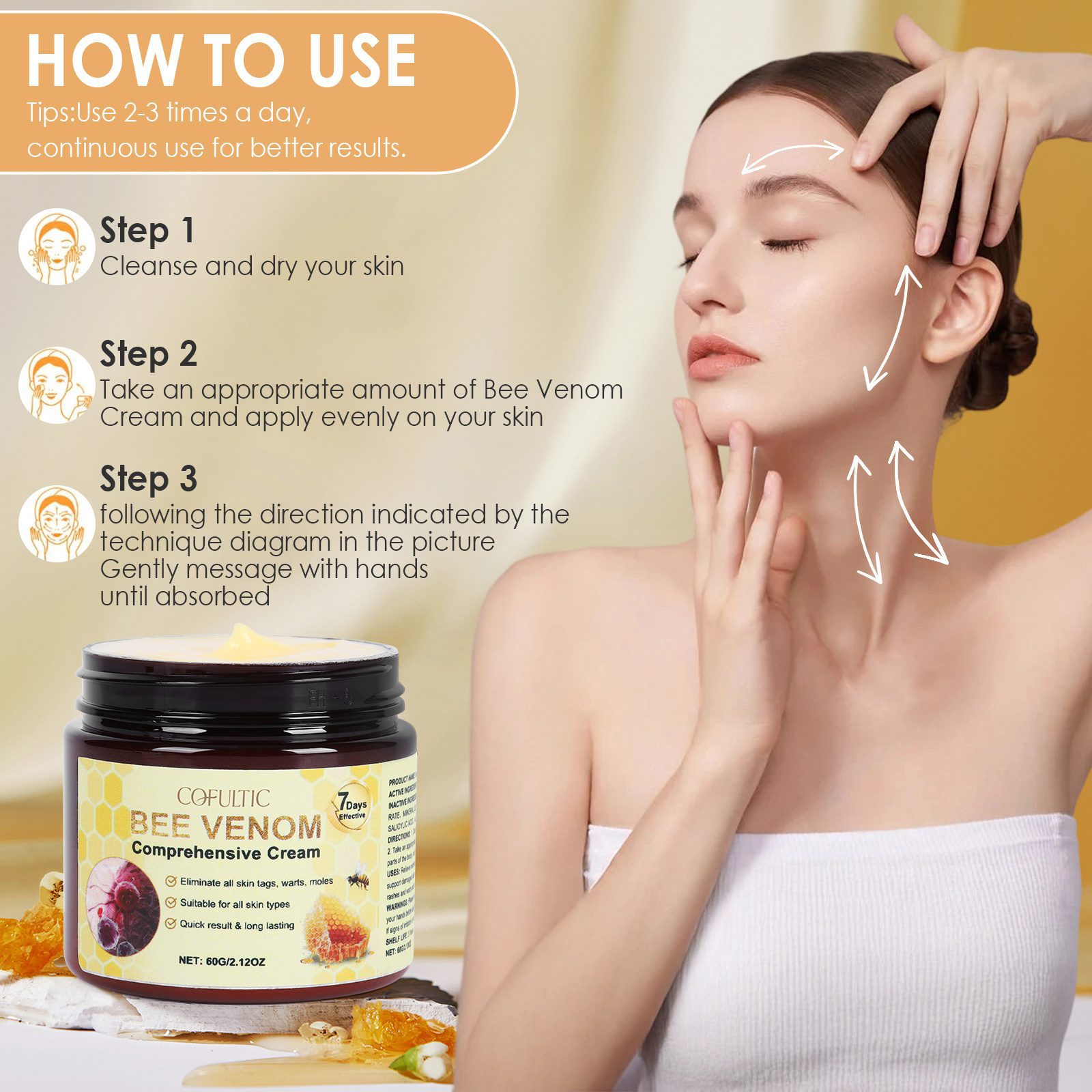 Cofutic Skin Care Cream Gentle Hydrating Smooth Delicate And Moisturizing Skin Daily Nourishing Body Cream - Image 4