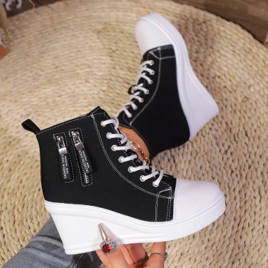 Womens Plus-size Thick-soled Casual All-match Shoes